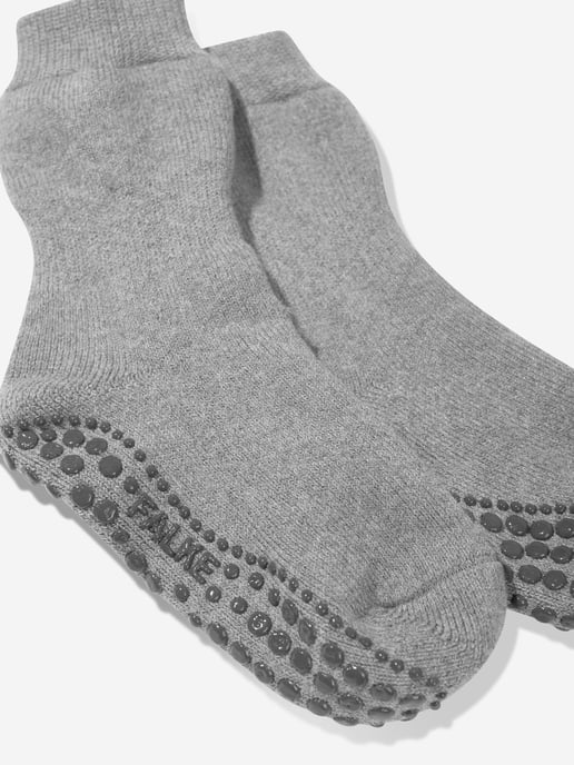 Falke Kids Catspads House Socks in Grey - Image 3