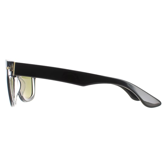 Serengeti Square Unisex Shiny Black Transparent Layer Green 555nm Foyt