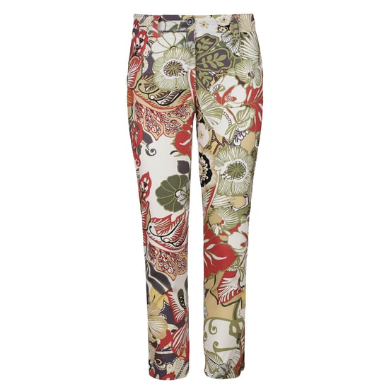 Floral Cotton Pants in Earthy shades