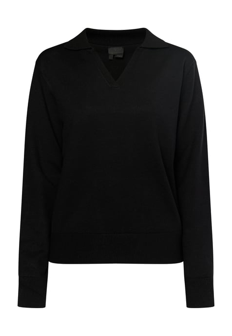 Dreimaster Knitted pullover women black - Image 1
