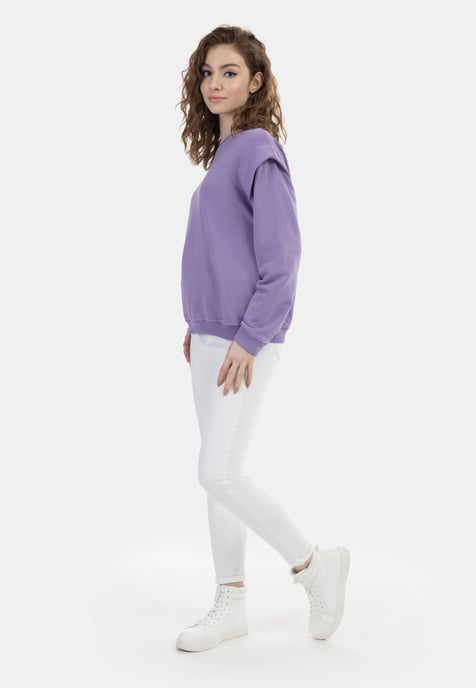 Mymo sweatshirt women lilac - Image 2