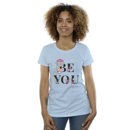 Disney Womens/Ladies Dumbo Be You Cotton T-Shirt (Baby Blue) - Image 2