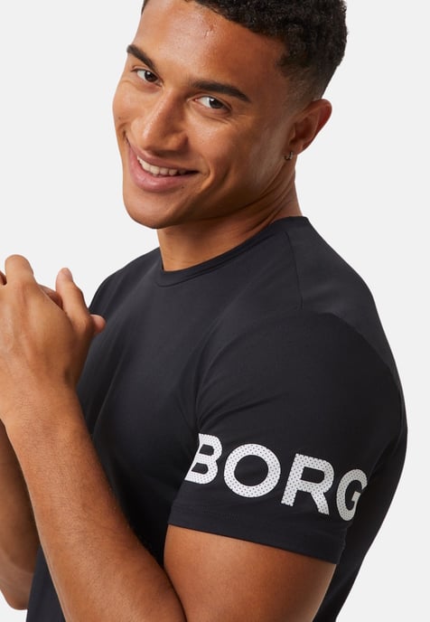 Björn Borg Performance Tee Negro - Image 3