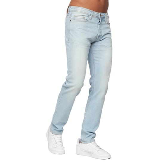 Crosshatch Mens Buraca Slim Jeans (Light Wash) - Image 5