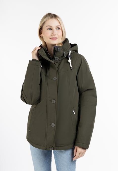 ICEBOUND Winter jacket women dark olive - Image 3