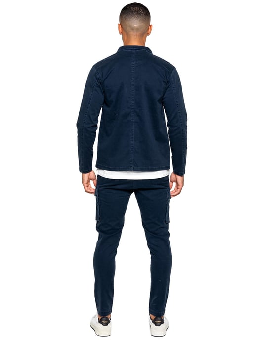 Chándal Enzo Cargo Hombre - Azul Marino - Image 4