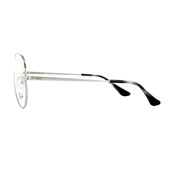 Montura de gafas Ray-Ban 6489 Aviador 2501 Plata 55mm - Image 3