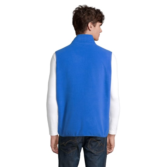 SOLS Unisex Adult Factor Fleece Zipped Body Warmer (Royal Blue) - Image 2