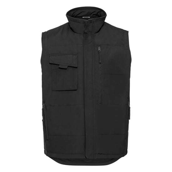 Russell Unisex Adult Heavyweight Work Gilet (Black) - Image 1