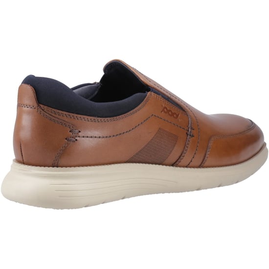 Pod Holden Leather/Textile Men's Cognac Trainers - Image 2