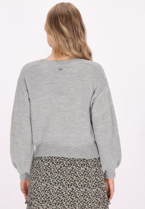Dreimaster Pullover women Grey melange - Image 4