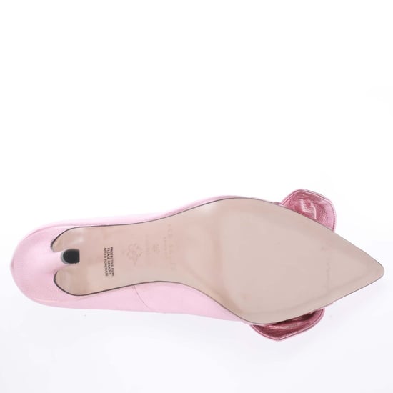 Women's Ted Baker Ryal 100mm Metallic Bow Court Shoes in Pink