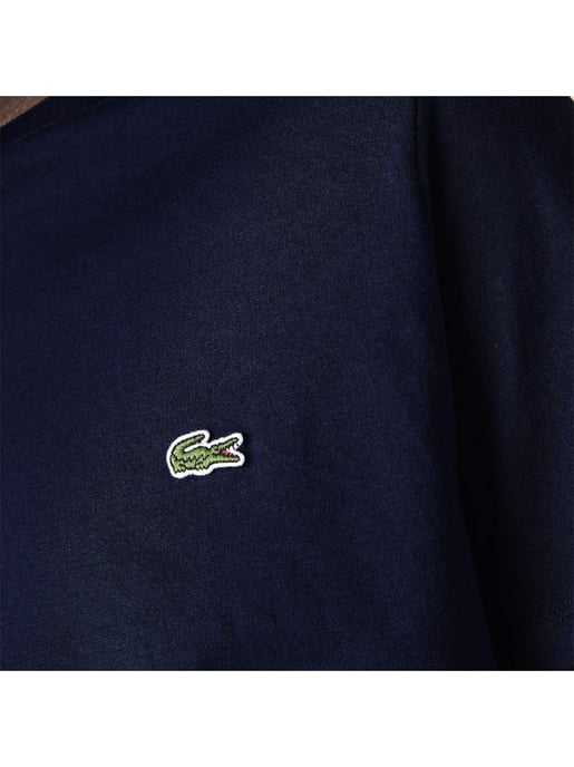 Camiseta básica Lacoste azul marino - Image 4