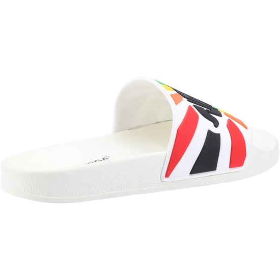 Superga Women's Slide Multicolour Logo Sandals White 34786 - Image 2