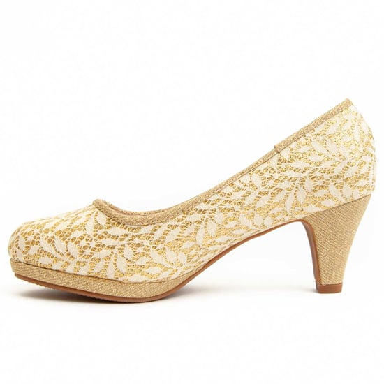 Zapato de Tacón Montevita Unne51 en Dorado - Image 5
