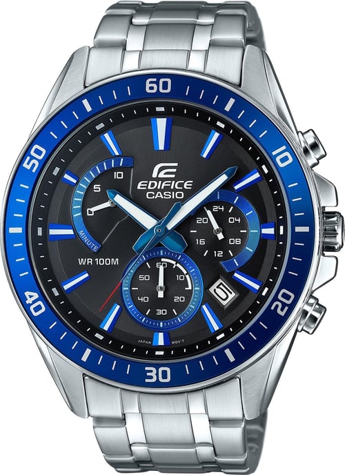 Casio Edifice Men's Silver Watch EFR-552D-2AVUEF - Image 1