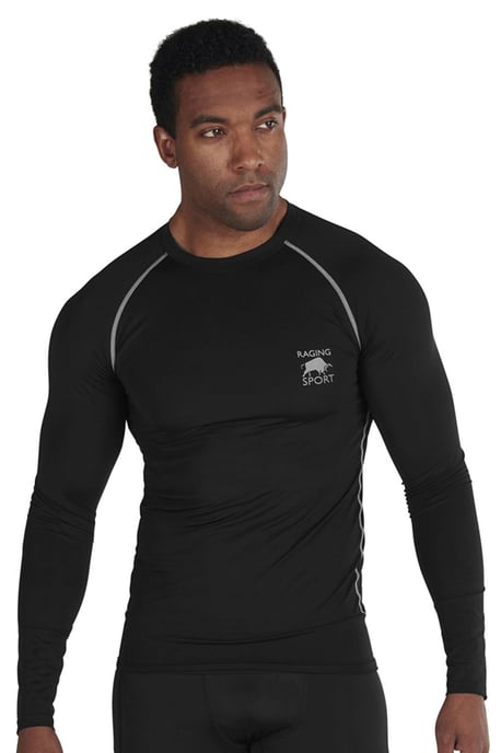 Base Compression Long Sleeve Tee - Black