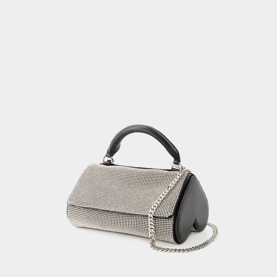 Crush Satchel Bag - Kara - Brass - White