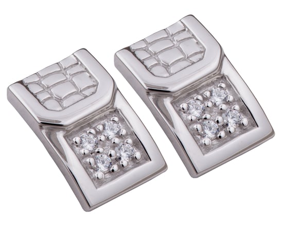 Orphelia Women's 925 Sterling Silver Stud Earrings - Silver ZO-5902 - Image 1