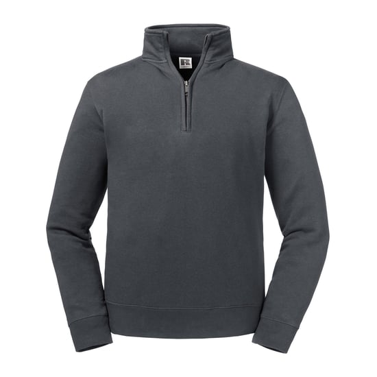 Russell Mens Authentic Quarter Zip Sweatshirt (Convoy Grey) - Image 1
