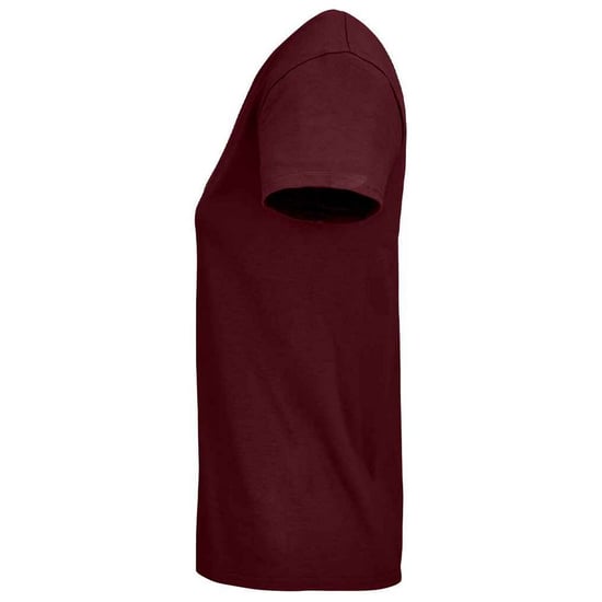 SOLS Womens/Ladies Pioneer Organic T-Shirt (Burgundy) - Image 2