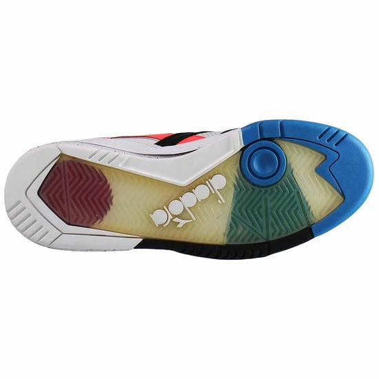 Zapatillas Diadora Duratech Elite Paura Hombre Blanco/Azul - Image 5