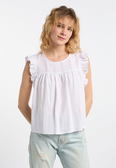 Dreimaster Blouse women white - Image 3