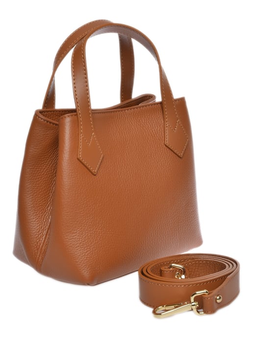 Luisa Vannini Marrón Bolso de cuero - Image 2