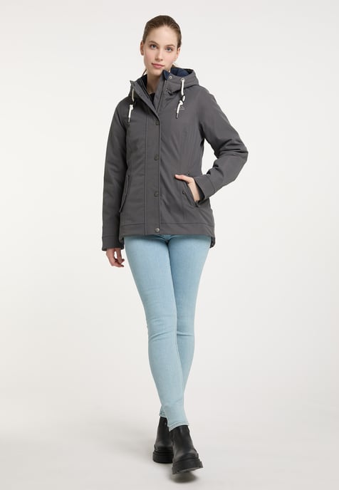 ICEBOUND Winter jacket women stone grey - Image 2