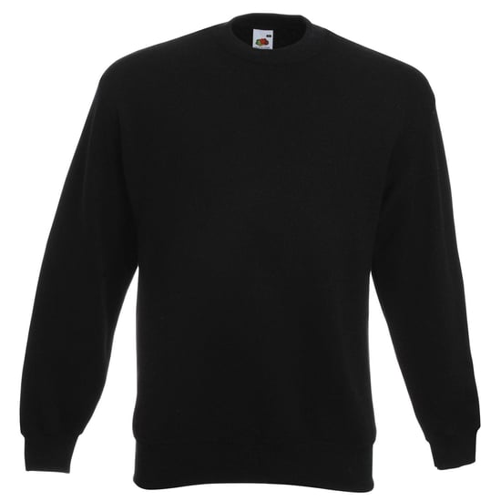 Fruit of the Loom Mens Classic 80/20 Set-in Sweatshirt (Black) - Image 1