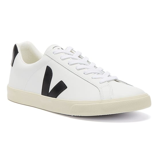 Veja Esplar Cuero Zapatillas Mujer - (Blanco Extra / Negro) - Image 2