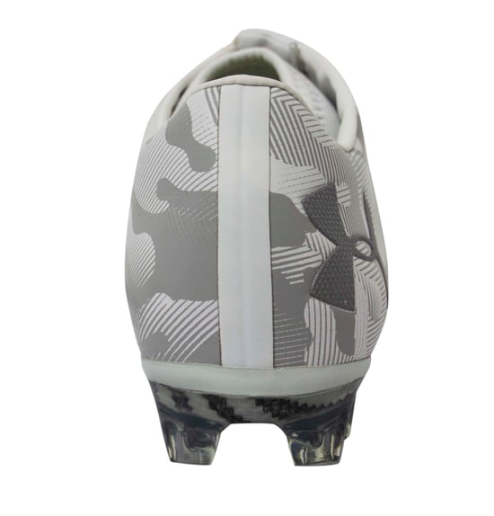 Under Armour UA Spotlight Botas de fútbol de cuero blanco FG - hombre - Image 2