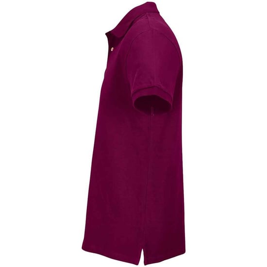 SOLS Unisex Adult Pacific Pique Twin Needle Stitch Polo Shirt (Astral Purple) - Image 3