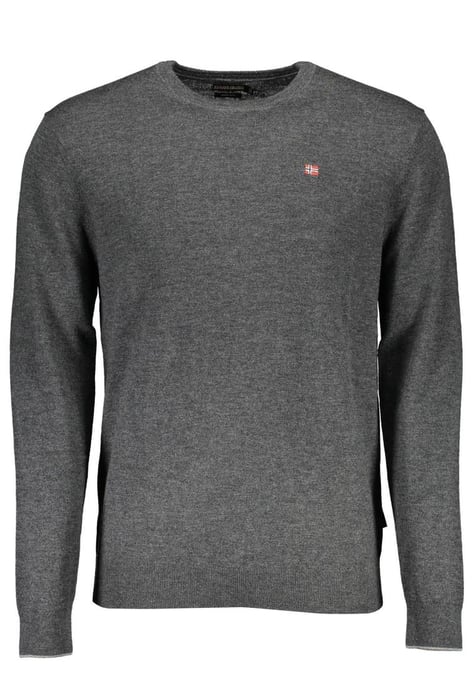 Camisa de lana gris para hombre Napapijri - Image 1