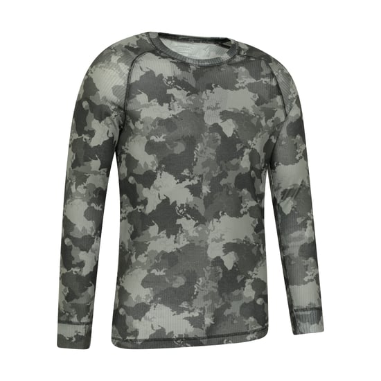 Mountain Warehouse Mens Talus Camouflage Thermal Top (Green) - Image 3