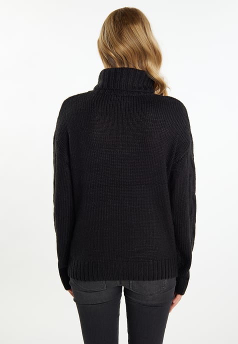 Mymo Knitted pullover women black - Image 4