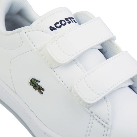 Boy's Lacoste Infant Carnaby Evo Trainers in White Navy - Image 5