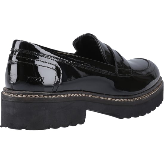 Pod Kenny Leather Women's Black Patent Loafers - Image 2