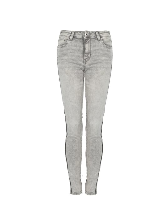 Guess Vaqueros Skinny Mid de mujer Gris - Image 1