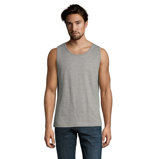 SOLS Mens Justin Tank Top (Grey Melange) - Image 1