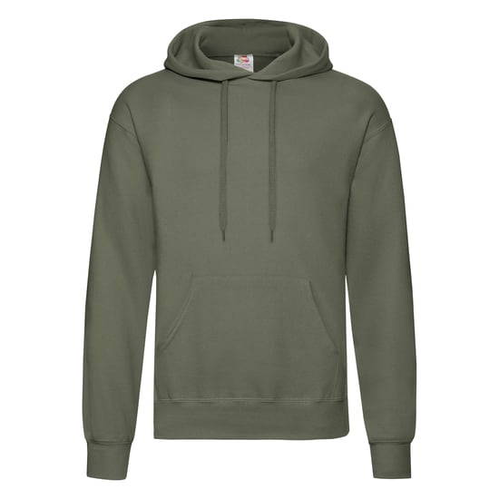 Fruit Of The Loom Mens Hooded Sweatshirt / Hoodie (Classic Olive) - Image 1