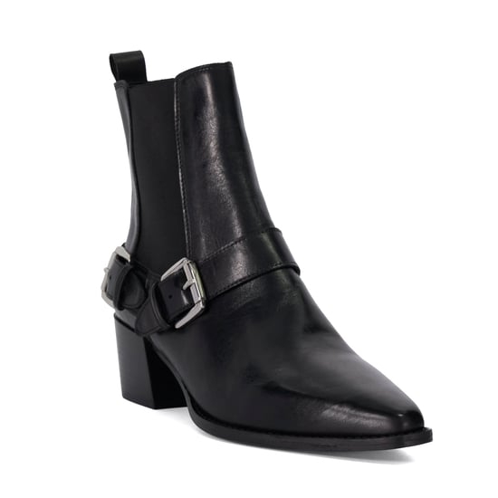 Dune Ladies Panino - Suede Buckled Chelsea Ankle Boots - Image 1