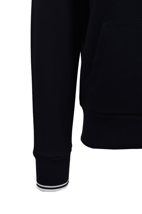 Fred Perry Tipped Hooded Sweatshirt Navy