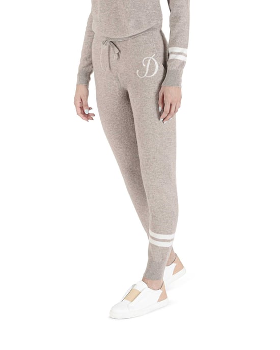 Pantalon De Survetement En Cachemire Crown Of Edinburgh Morningside Camel D - Image 1