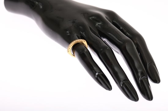 Anillo Nialaya Gold Auténtico para Mujeres con CZ Claro en Oro y Plata 925 - Image 4