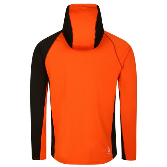 Dare 2B Mens Touring Hooded Stretch Full Zip Jacket (Puffins Orange/Rooibos Tea)