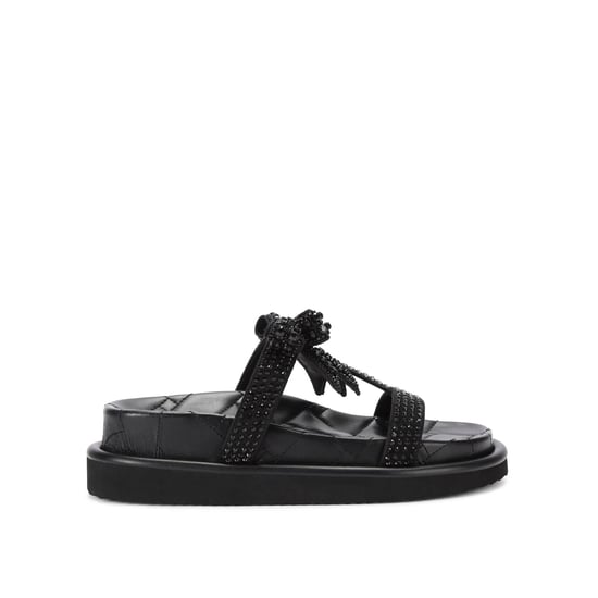 Kurt Geiger London Orson Crystal Drench Bow Sandals