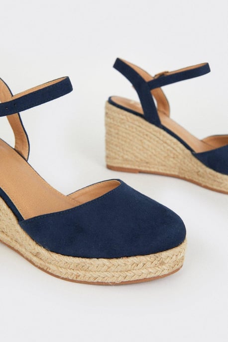 Wide Fit Rumor Closed Toe Wedges - Image 4
