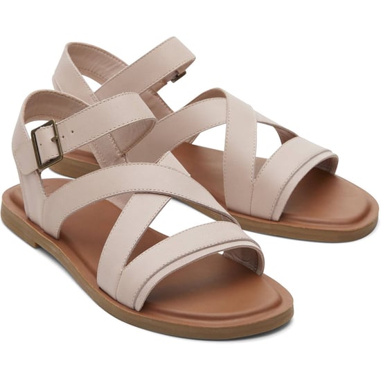 TOMS Sloane 100% Cow Women's Ballet Pink Wedges - Image 1