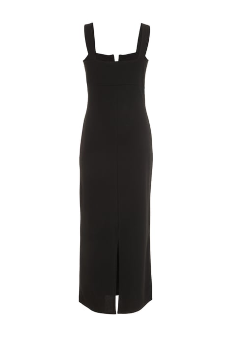 Black Diamante Trim Maxi Dress